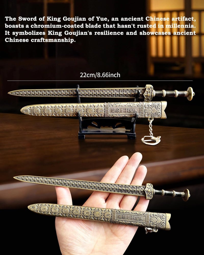 HERSAUL Ancient Sword Letter Opener with Sheath and Display Stand, Decorative Letter Opener Sword, Mail Open Tool Envelope Slitter - Image 2
